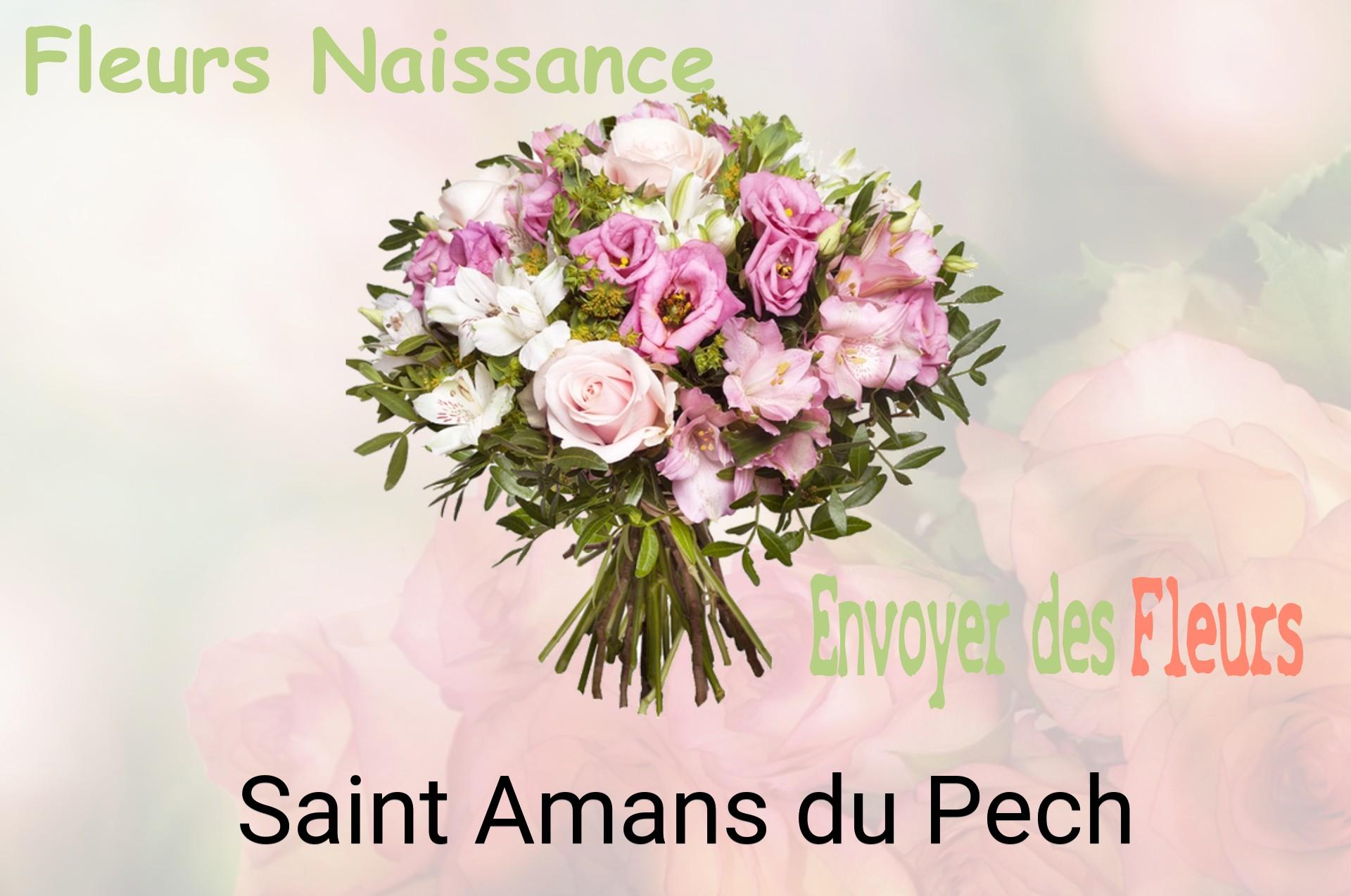 Bouquet de fleurs de naissance livré à Saint-Amans-du-Pech